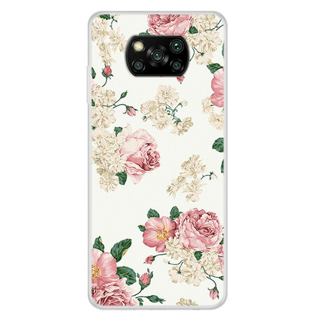 Xiaomi Poco X3 Custodia Flower Liberty
