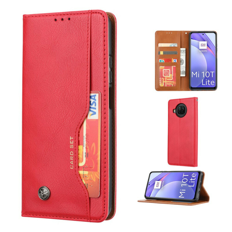 Flip Cover Xiaomi Mi 10T Lite Custodia in similpelle per carte di credito