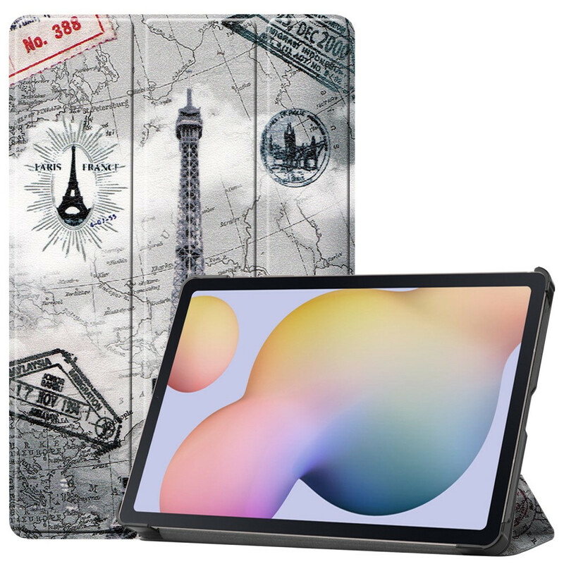Smart Case Samsung Galaxy Tab S7 Torre Eiffel Custodia con stilo