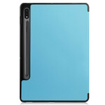 Custodia smart per Samsung Galaxy Tab S7 con tre lembi e supporto per stilo