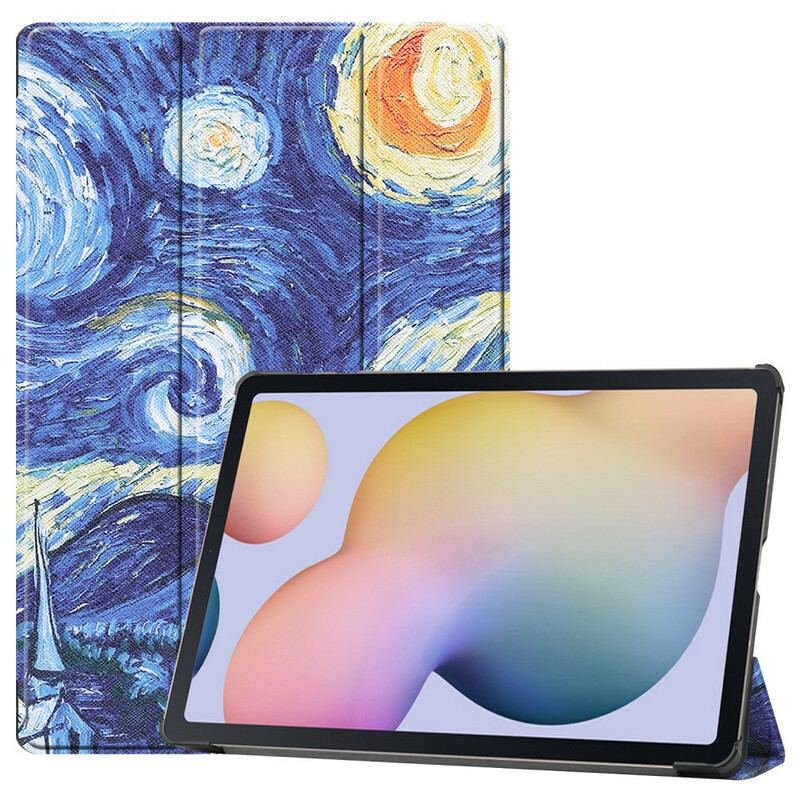 Custodia smart Samsung Galaxy Tab S7 Plus rinforzata Van Gogh