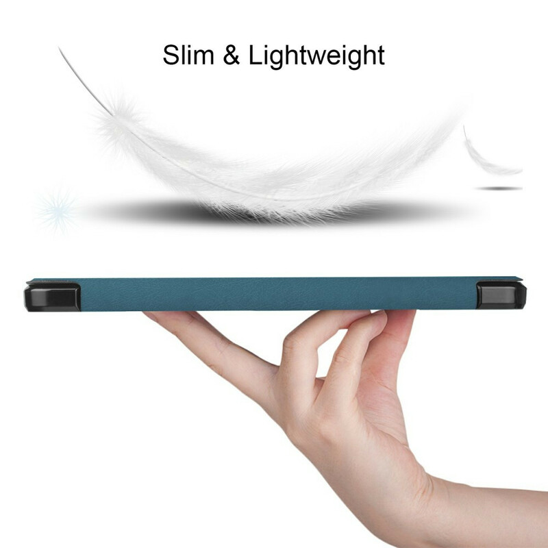 Custodia smart per Samsung Galaxy Tab S7 Plus con tre lembi e supporto per stilo
