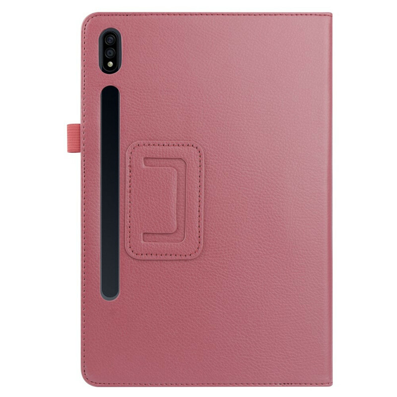 Samsung Galaxy Tab S7 Plus Custodia in similpelle Lychee