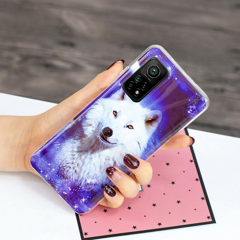 Xiaomi Mi 10T / 10T Pro Wolf Series cover fluorescente