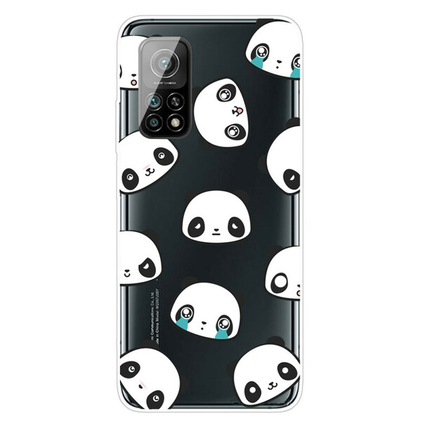 Xiaomi Mi 10T / 10T Pro Custodia sentimentale Pandas