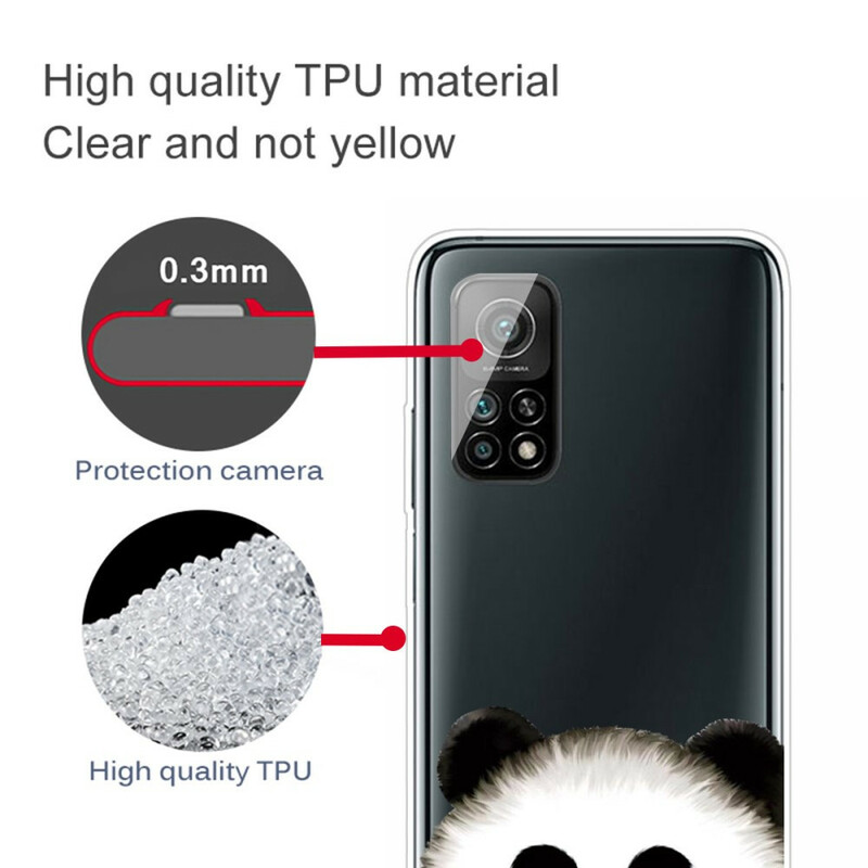 Xiaomi Mi 10T / 10T Pro Custodia trasparente Panda