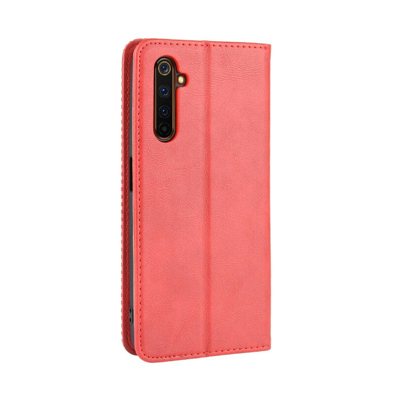 Flip Cover Realme X50 Pro Pelle Effetto Vintage Elegante