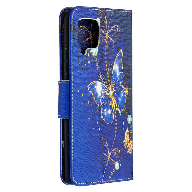 Samsung Galaxy A42 5G Custodia Farfalle