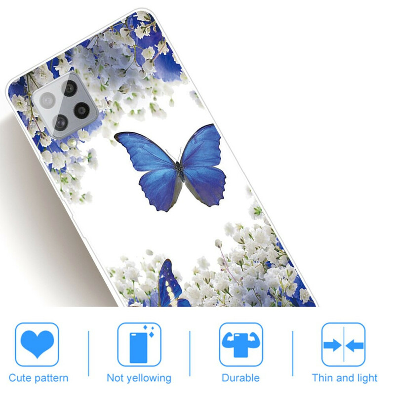 Custodia Samsung Galaxy A42 5G Butterfly Design