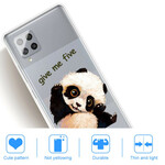 Samsung Galaxy A42 5G Clear Case Panda Give Me Five