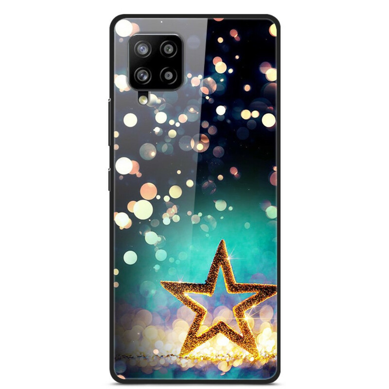 Samsung Galaxy A42 5G Custodia a stella in vetro temperato