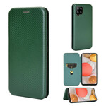 Flip Cover Samsung Galaxy A42 5G Fibra di carbonio