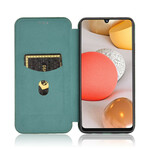 Flip Cover Samsung Galaxy A42 5G Fibra di carbonio