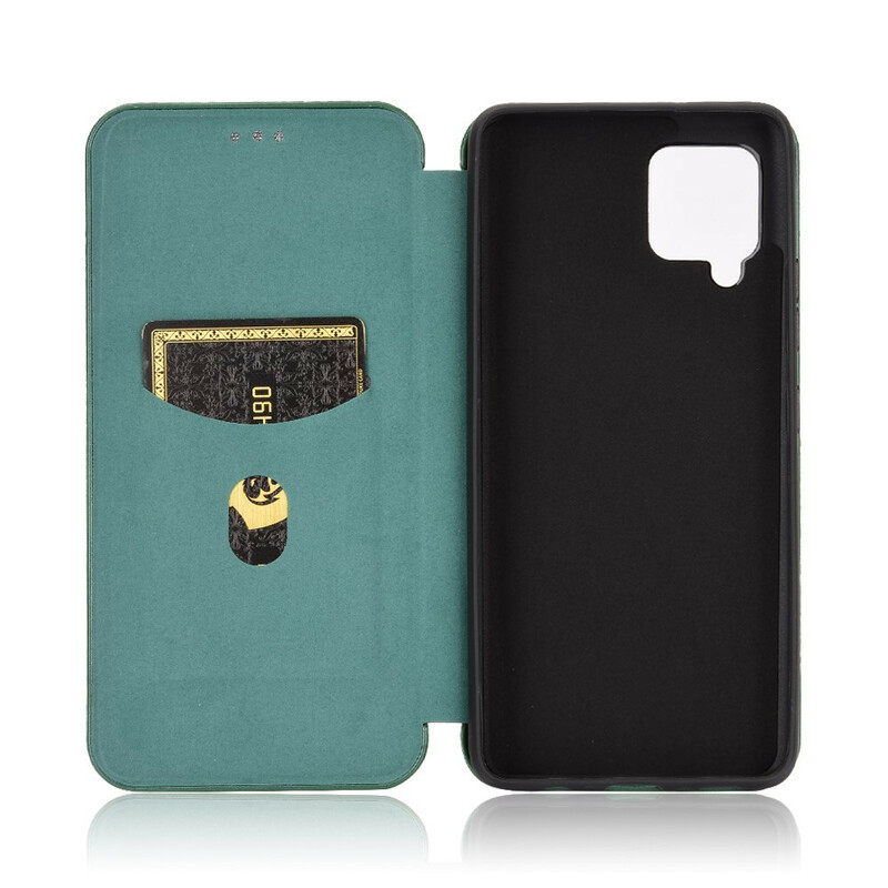 Flip Cover Samsung Galaxy A42 5G Fibra di carbonio