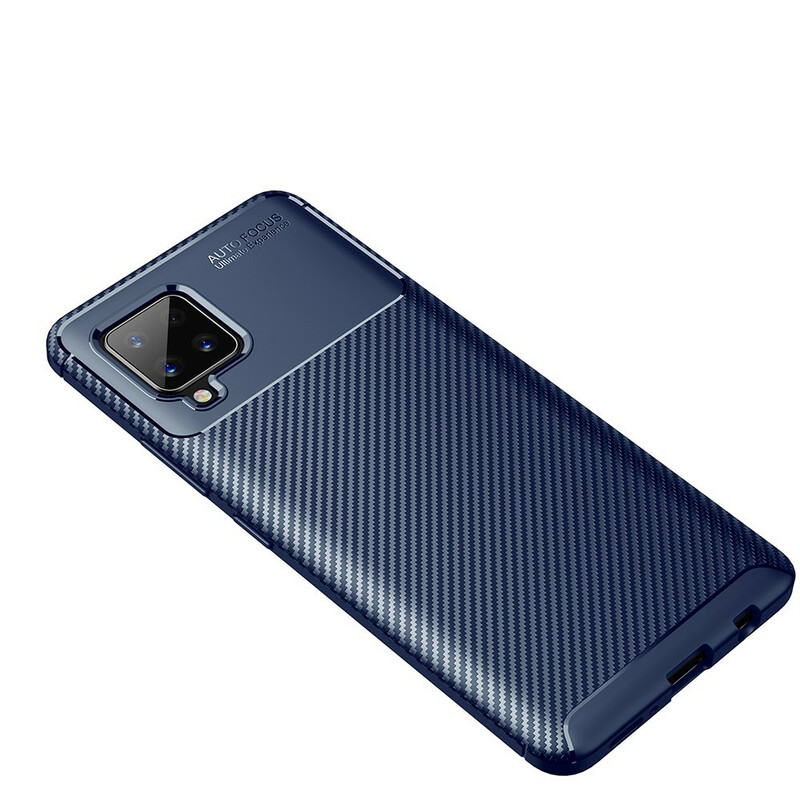 Samsung Galaxy A42 5G Guscio morbido in fibra di carbonio Texture