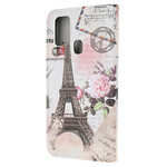 Custodia OnePlus Nord N10 Torre Eiffel Retro