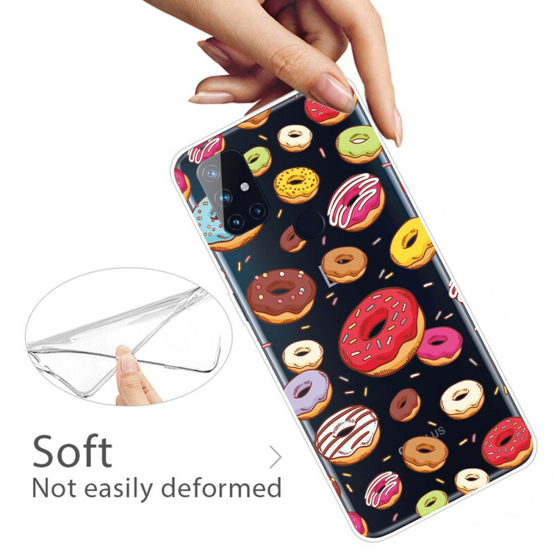 Custodia OnePlus North N10 Love Donuts