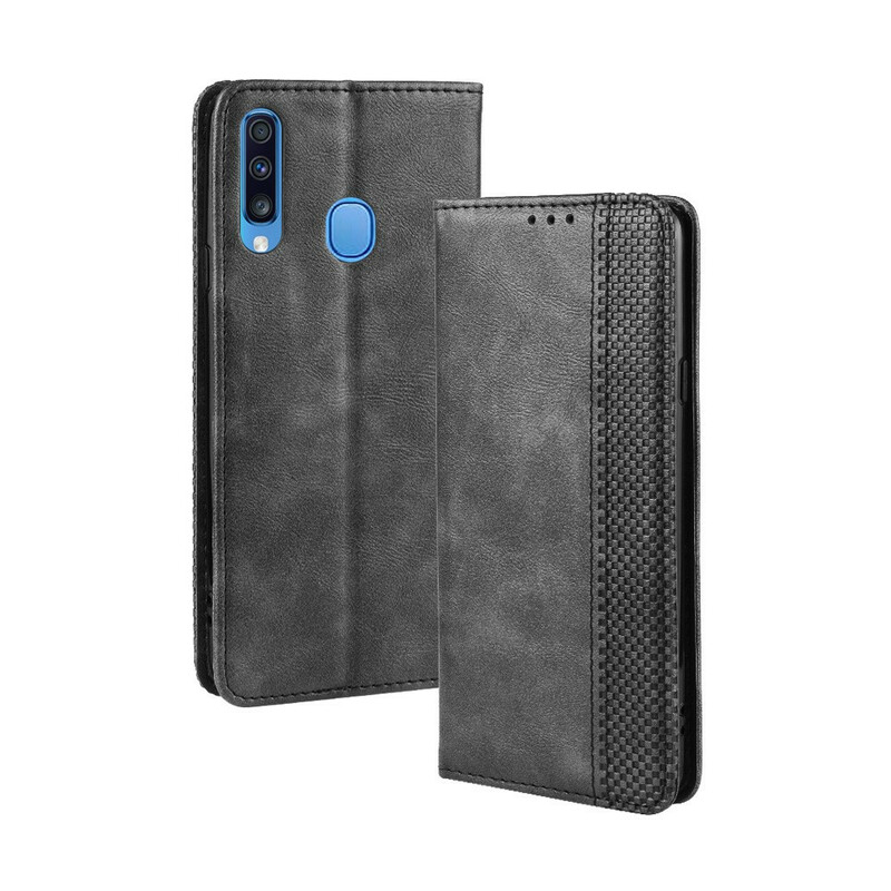 Flip Cover Samsung Galaxy A20s effetto pelle