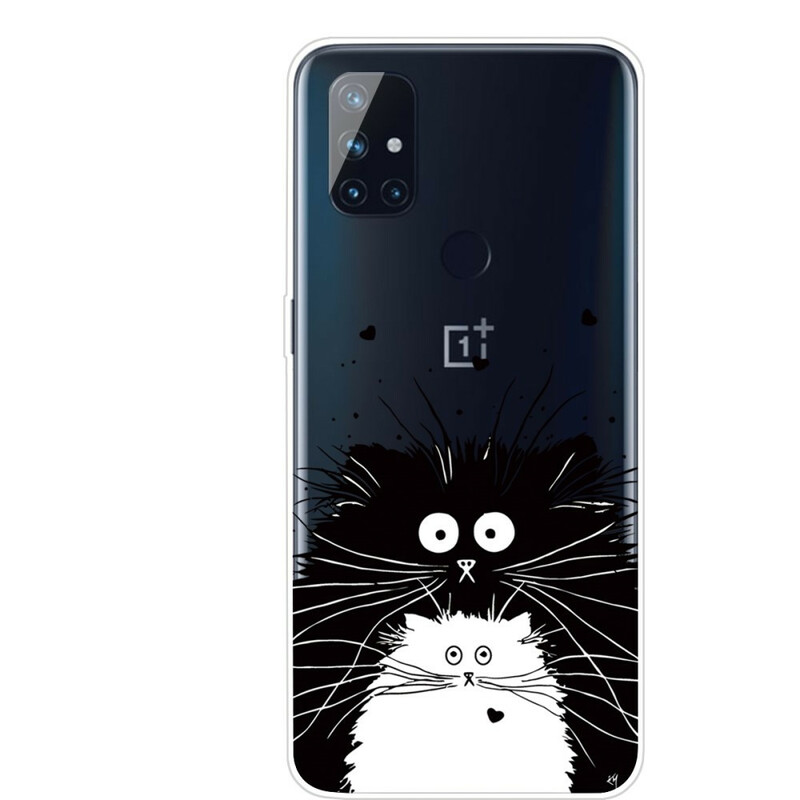 Custodia OnePlus Nord N100 Guarda i gatti