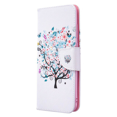 Custodia per Samsung Galaxy M11 con albero fiorito