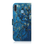 Samsung Galaxy M11 Custodia con ramo di albero in fiore