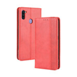 Flip Cover Samsung Galaxy M11 effetto pelle Vintage Stylish