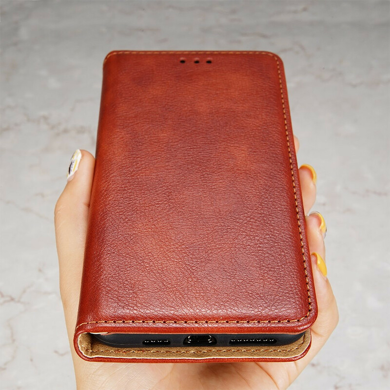 Flip Cover OnePlus Nord N100 Stile Pelle Sottile Flip Cover OnePlus Nord N100 Stile Pelle Sottile