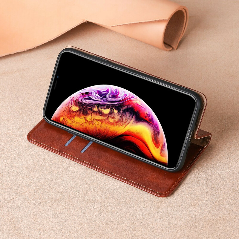 Flip Cover OnePlus Nord N100 Stile Pelle Sottile Flip Cover OnePlus Nord N100 Stile Pelle Sottile