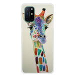Custodia Giraffa colorata per OnePlus 8T