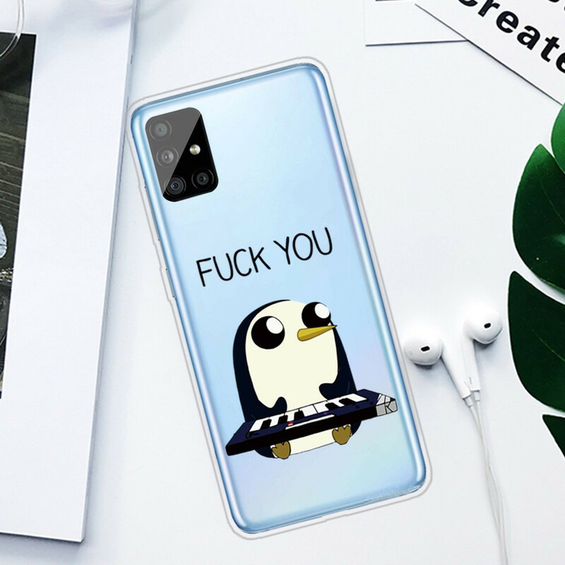 Samsung Galaxy A51 Custodia Penguin Fuck You