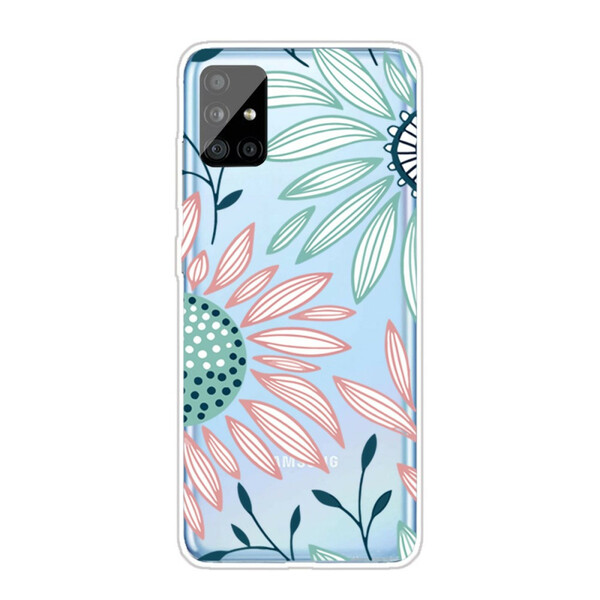 Samsung Galaxy A51 Custodia trasparente One Flower