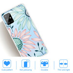 Samsung Galaxy A51 Cover trasparente con fiore