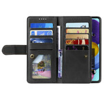Custodia rigida per Samsung Galaxy A51 con tasca a zip