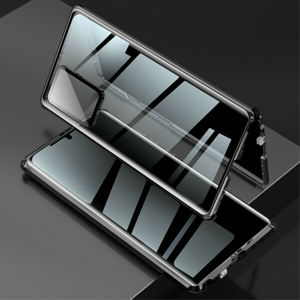 Custodia Samsung Galaxy Note 20 Ultra in metallo e vetro temperato