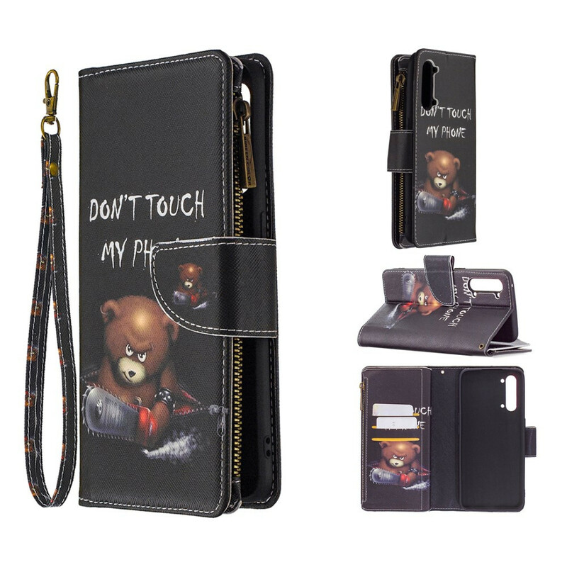 Custodia Oppo Find X2 Lite Zipped Pocket Bear