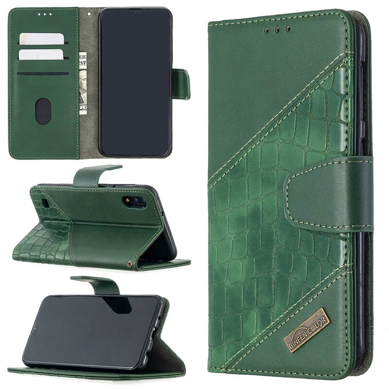 Samsung Galaxy A10 Classic Custodia in pelle di coccodrillo