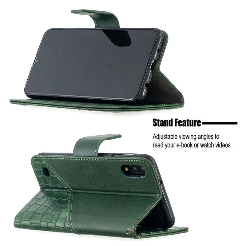 Samsung Galaxy A10 Classic Custodia in pelle di coccodrillo