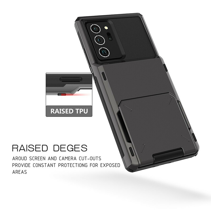 Samsung Galaxy Note 20 Custodia Ultra Card con trappola e supporto