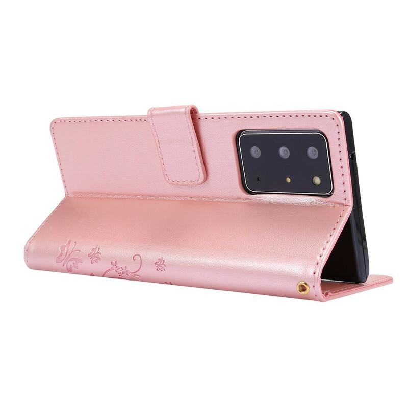 Samsung Galaxy Note 20 Ultra Custodia Farfalle nel vento Samsung Galaxy Note 20 Ultra Custodia Farfalle nel vento