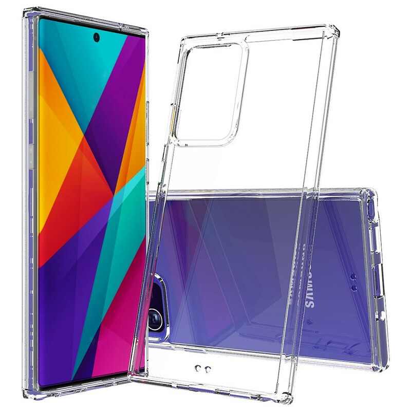 Samsung Galaxy Note 20 Ultra Custodia acrilica con bordi colorati