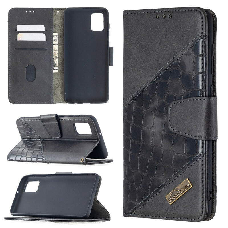 Samsung Galaxy A31 Custodia classica in pelle di coccodrillo Samsung Galaxy A31 Custodia classica in pelle di coccodrillo