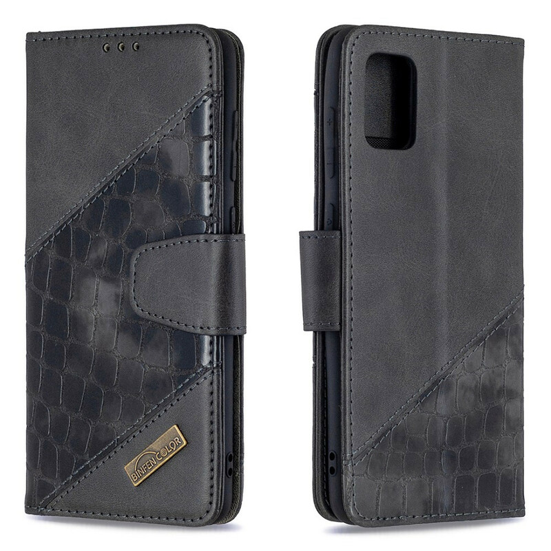 Samsung Galaxy A31 Custodia classica in pelle di coccodrillo Samsung Galaxy A31 Custodia classica in pelle di coccodrillo