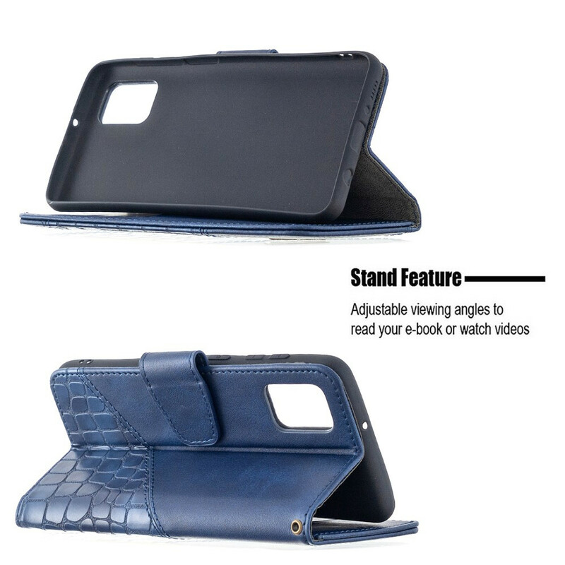 Samsung Galaxy A31 Custodia classica in pelle di coccodrillo