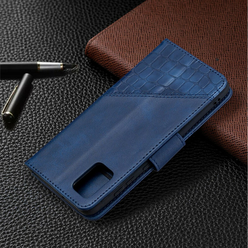 Samsung Galaxy A31 Custodia classica in pelle di coccodrillo