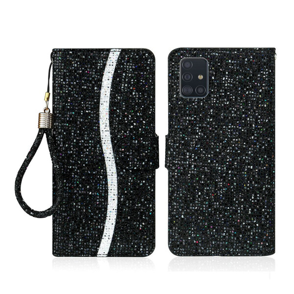 Samsung Galaxy A51 Custodia Glitter S Design