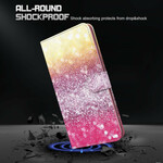 Samsung Galaxy A12 Custodia Glitter Gradient Magentas