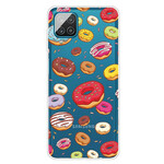 Custodia per Samsung Galaxy A12 Love Donuts
