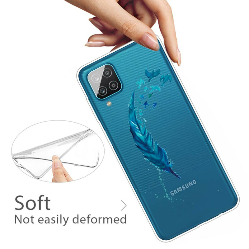 Custodia per Samsung Galaxy A12 Beautiful Feather