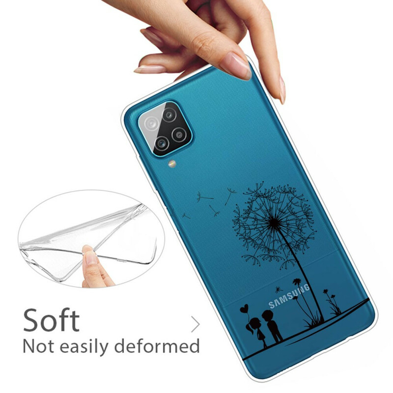 Custodia per Samsung Galaxy A12 Dandelion Love