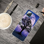 Samsung Galaxy A12 Copertina con albero e luna